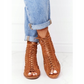 Cizme din piele intoarsa Maciejka Red 04040-29 maro 1