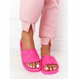 PS1 Papuci de cauciuc pentru femei Fuchsia Let's Swim roz 1