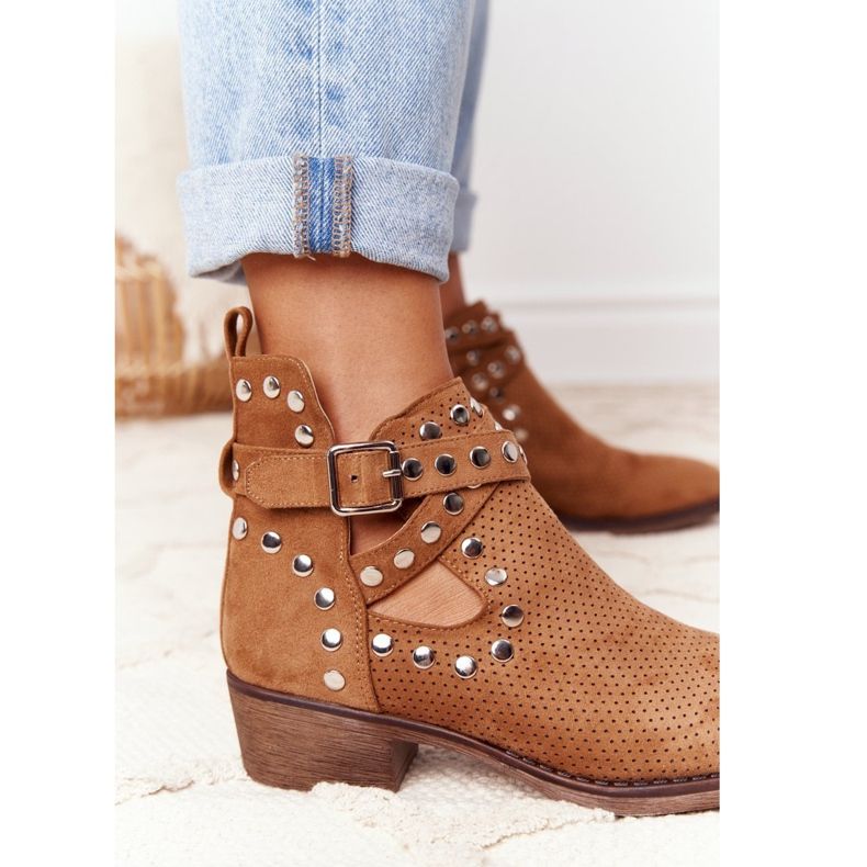 PS1 Cizme ajurate cu jeturi Camel Dakota maro 2 PS1 Cizme ajurate cu jeturi Camel Dakota maro 2