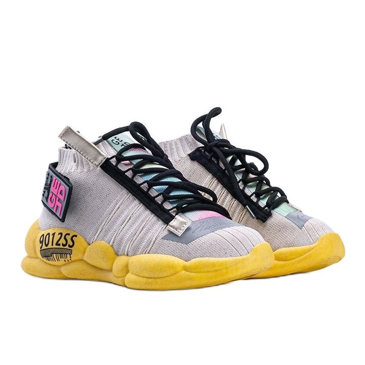 Adidași șosete bej Ava multicolor 1 Adidași șosete bej Ava multicolor 1