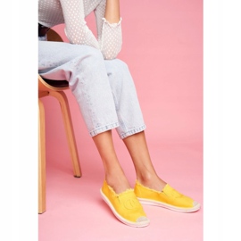 PS1 Espadrile de damă Flaure galbenă 1