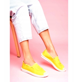 PS1 Espadrile de damă Flaure galbenă 3
