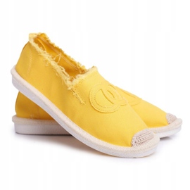 PS1 Espadrile de damă Flaure galbenă 4