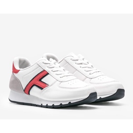 Pantofi sport de damă albi, casual, Lizabeth 1