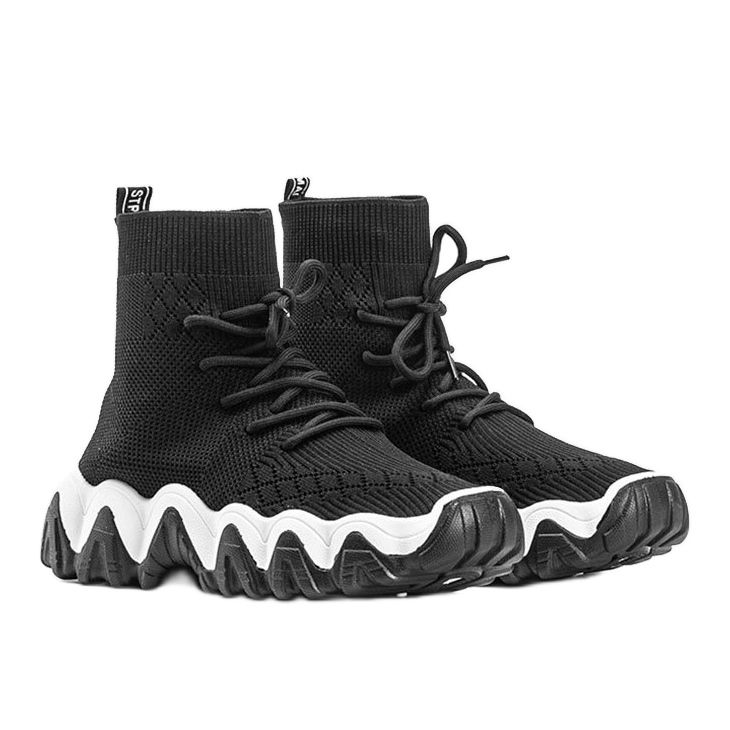 Șosete negre de la Gisselle negru 1