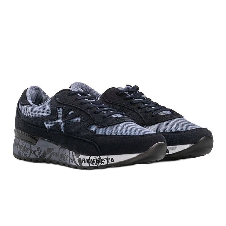 Adidași bărbați Omarion bleumarin albastru marin multicolor 1