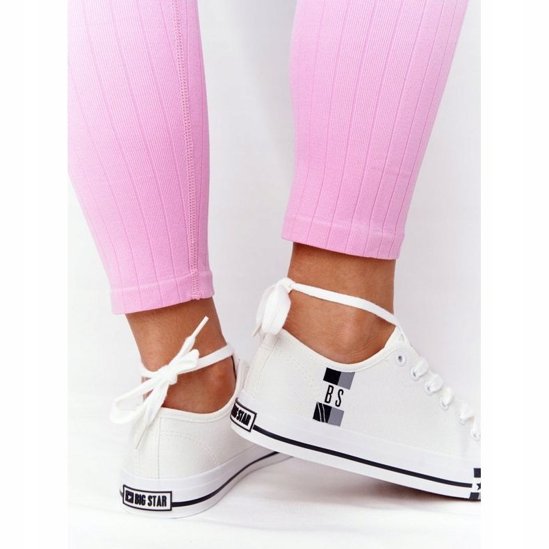 Adidași clasici pentru femei Big Star HH274109 Alb 2