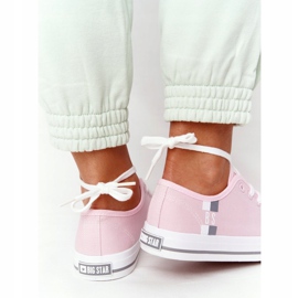 Adidași clasici pentru femei Big Star HH274110 Roz deschis 2