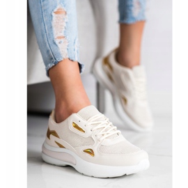 Creamberry'S Adidași cu inserții Holo bej 2