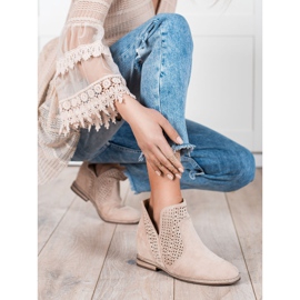 S. BARSKI Cizme de primăvară cu decupaj S.BARSKI maro 1 S. BARSKI Cizme de primăvară cu decupaj S.BARSKI maro 1