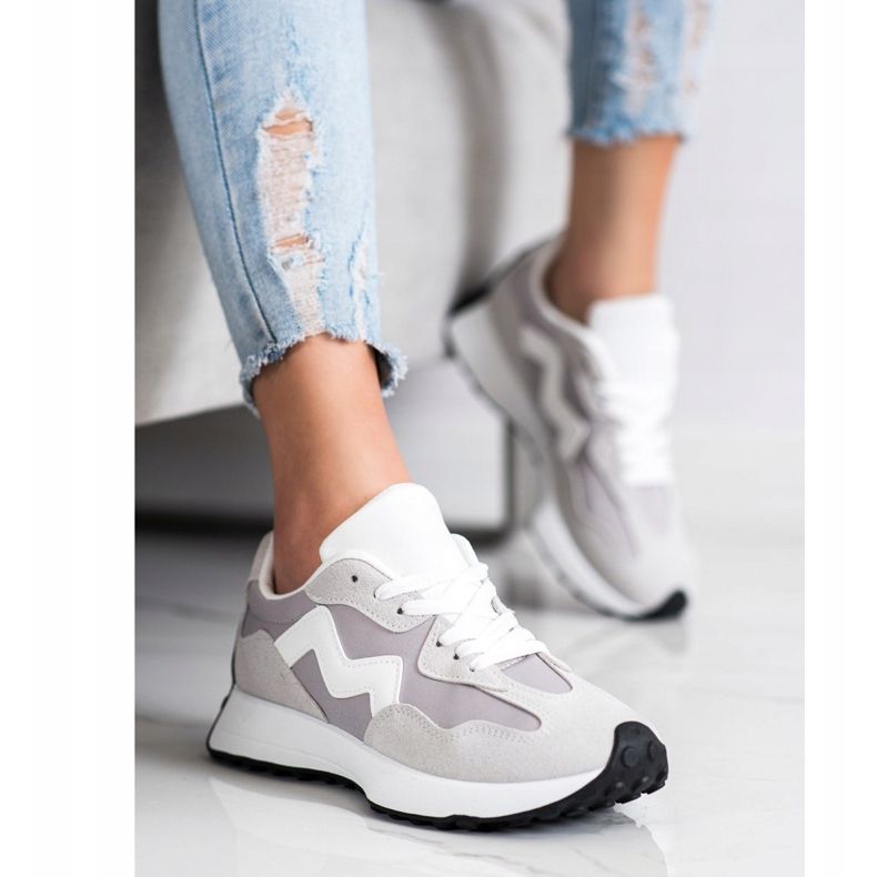 SHELOVET Adidași casual bej 1