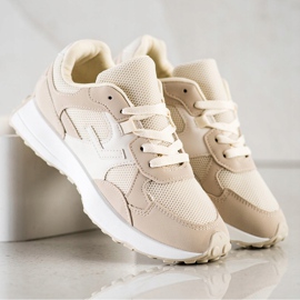 SHELOVET Adidași bej maro 1