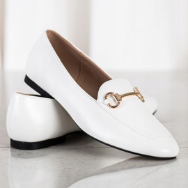 Seastar Mocasini eleganți alb 1