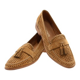 Mocasini din piele deschisă Sergio Leone MK735 Camel maro 3 Mocasini din piele deschisă Sergio Leone MK735 Camel maro 3