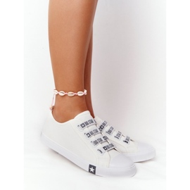 Adidași pentru femei Big Star HH274094 Alb cu mansete 2