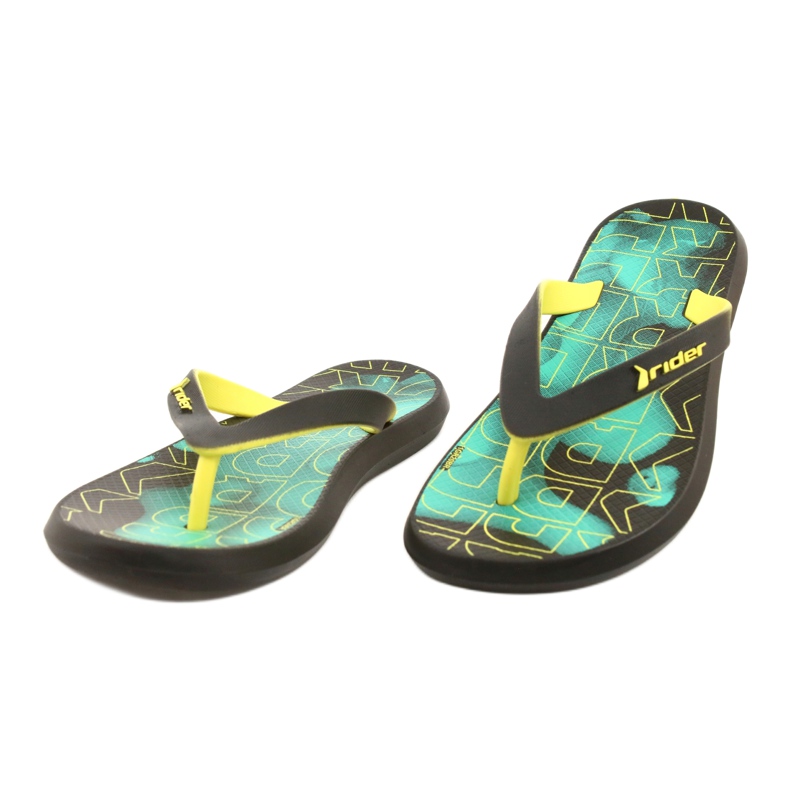 Băieți Flip Flops 83062 Azure Black Rider negru 1
