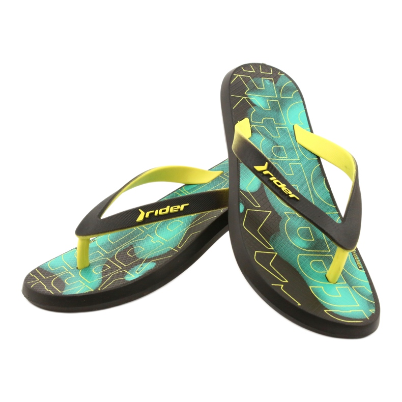 Băieți Flip Flops 83062 Azure Black Rider negru 3