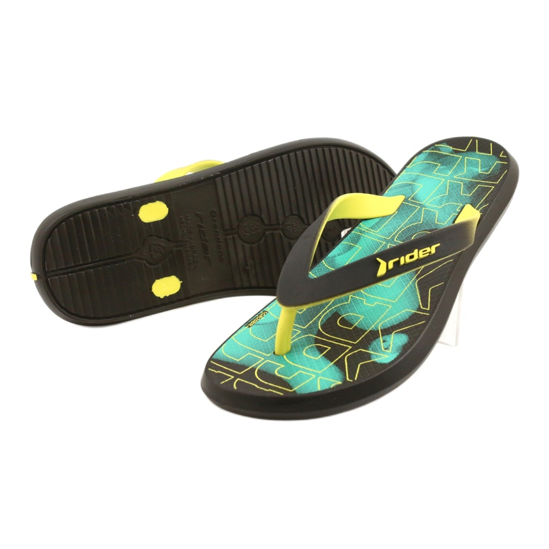 Băieți Flip Flops 83062 Azure Black Rider negru 2