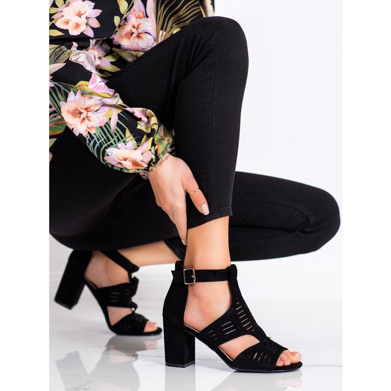 Sandalele ajurate ale lui Sergio Leone negru 1