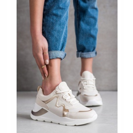 Weide Adidași eleganți confortabili bej 2 Weide Adidași eleganți confortabili bej 2