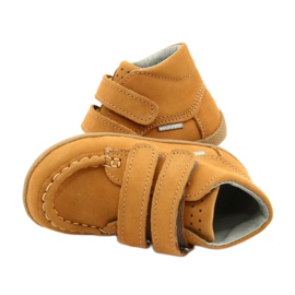 Mazurek Mocasini Mazurka cu Velcro Camel 127 galben 4