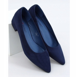 Încălțăminte cu toc mic, bleumarin CL70P Albastru albastru marin 1