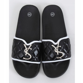 Papuci negri BG77P pentru femei negri negru 1