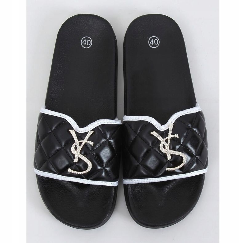 Papuci negri BG77P pentru femei negri negru 1