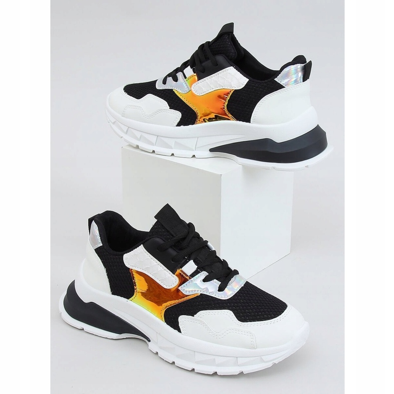 Încălțăminte sport alb-negru BH003 Negru 1