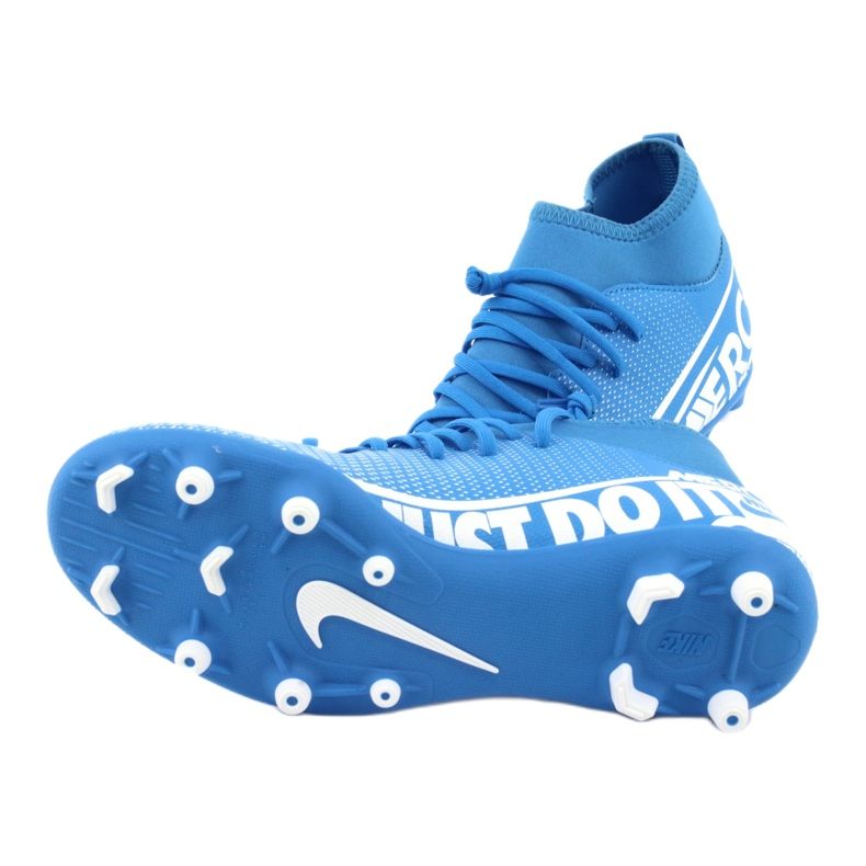 Pantofi de fotbal Nike Mercurial Superfly 7 Club FG / MG Jr AT8150-414 albastru 4 Pantofi de fotbal Nike Mercurial Superfly 7 Club FG / MG Jr AT8150-414 albastru 4
