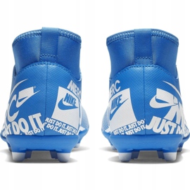 Pantofi de fotbal Nike Mercurial Superfly 7 Club FG / MG Jr AT8150-414 albastru 6