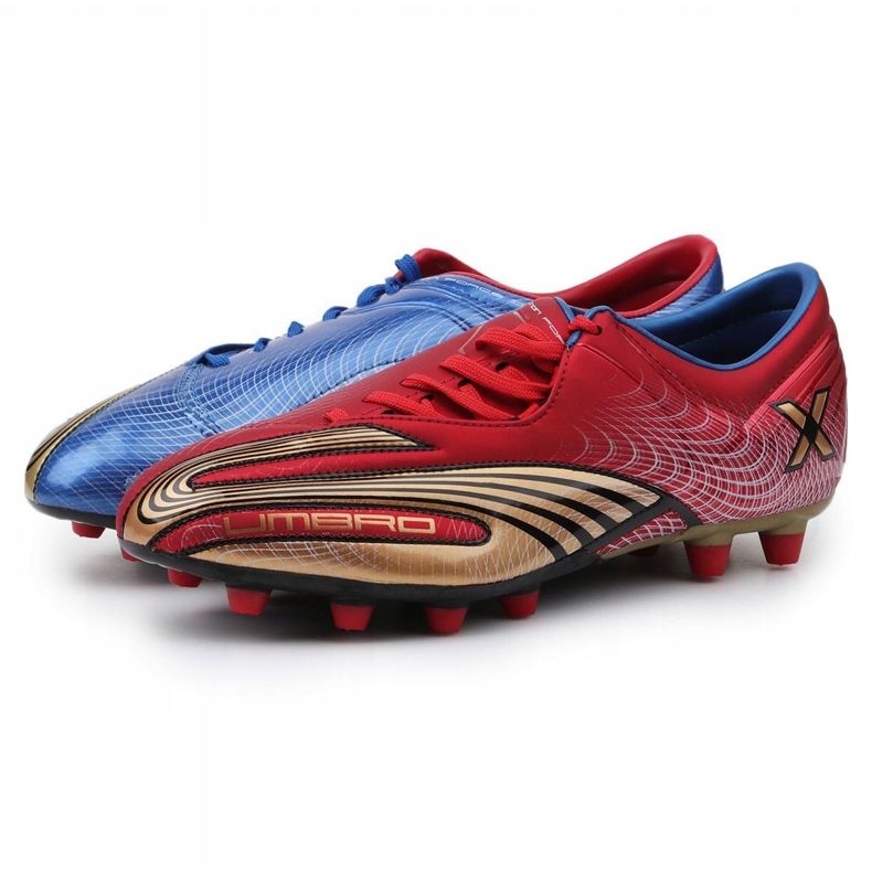 Ghete de fotbal Umbro Revolution Fce II-A Hg M 886669-6CT bleumarin, roșu, albastru multicolor 2