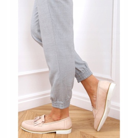 Mocasini dama bej AB687 Nud 2
