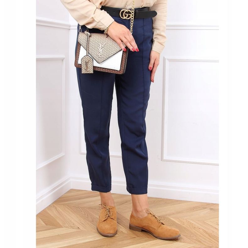 Mocasini cu șireturi Camel G325 maro 2