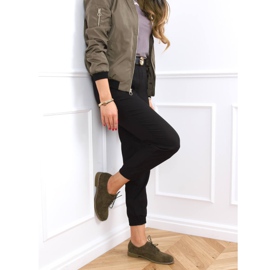 Mocasini cu cordon verde G325 Verde 2