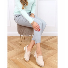 Mocasini dama bej AB689 Nud 1