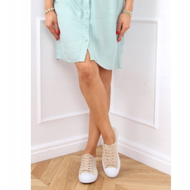 Adidași bej bej pentru femei C949 2