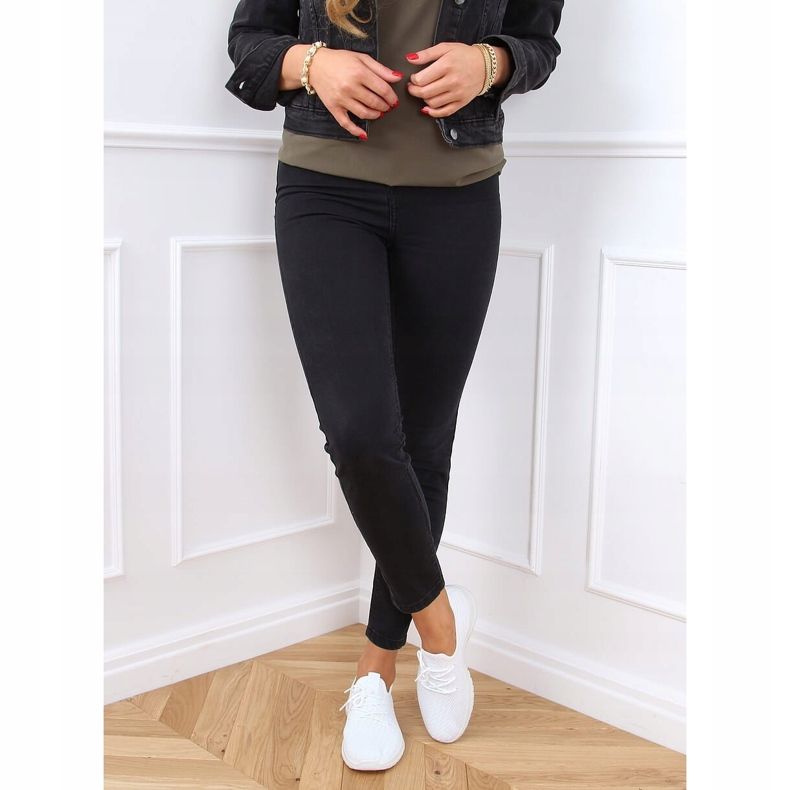 Alb BL1817-SP Șosete albe pantofi sport 1