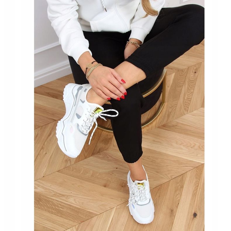 Pantofi sport albi FF-2 Alb 1