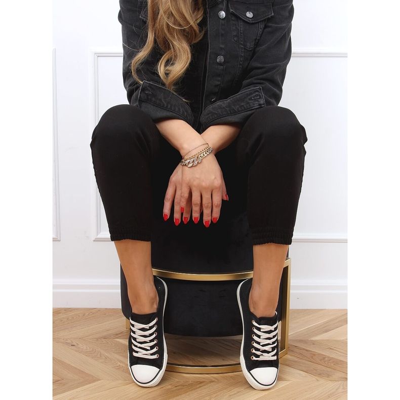 Adidași de damă negri 3176 Negri negru 2