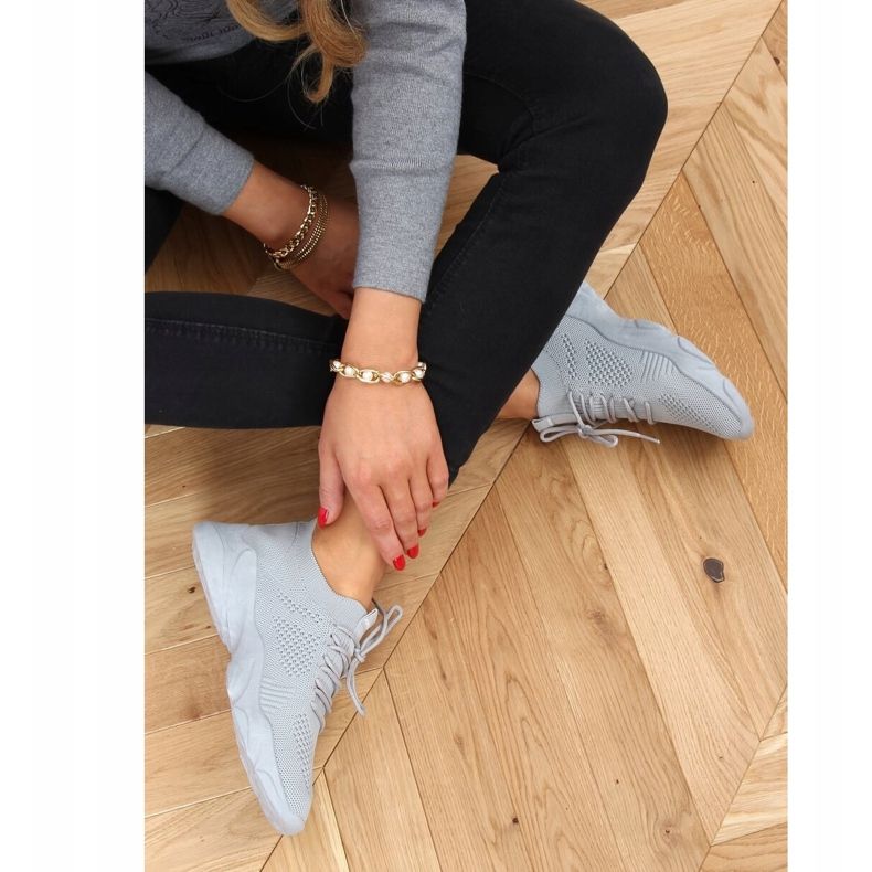 Pantofi sport șosete gri FF-10 Gri 1