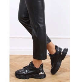 Negru 9931 Pantofi sport negri 1