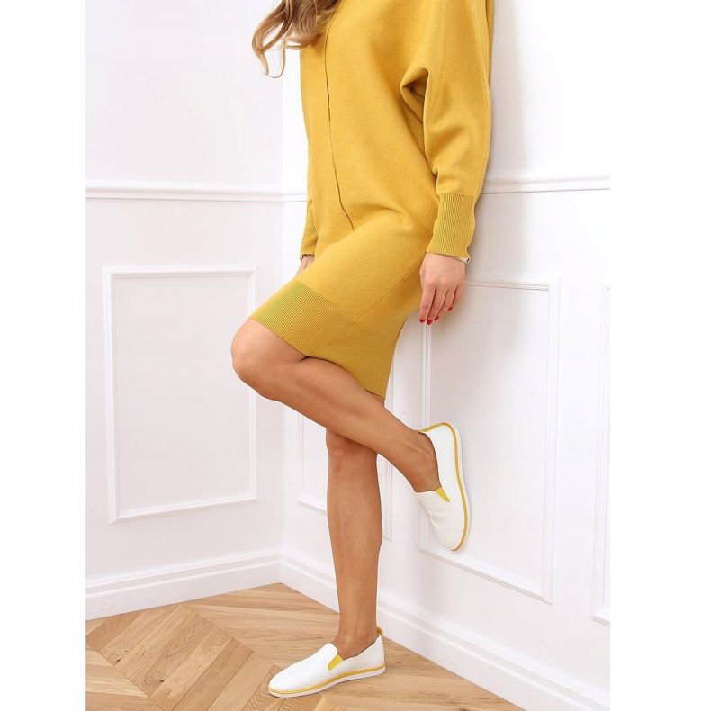 Adidași alunecați albi AA620 Galben 1 Adidași alunecați albi AA620 Galben 1