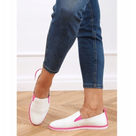 Adidași alunecați albi AA620 Fushia 2