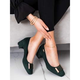 Pompele pe toc mic Sergio Leone verde 1