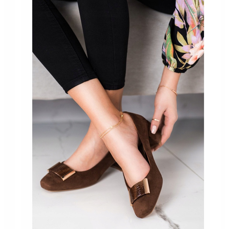 Pompele pe toc mic Sergio Leone maro 2