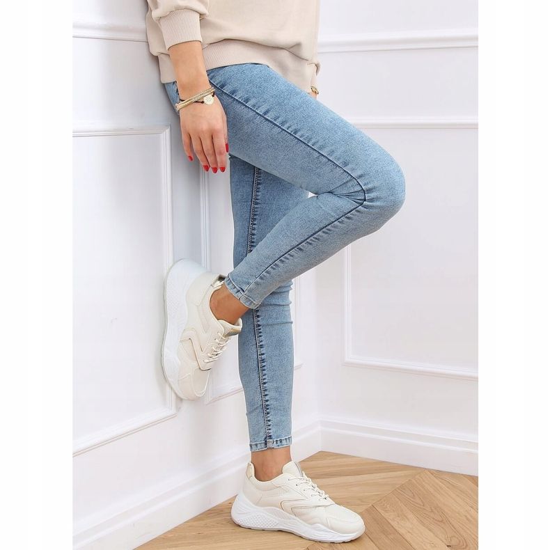 Beige GB-003 Pantofi sport bej 1