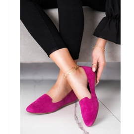 Filippo Lordii clasici din piele roz 2