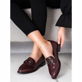 Pantofi Sergio Leone cu imprimeu de șarpe roșu 1