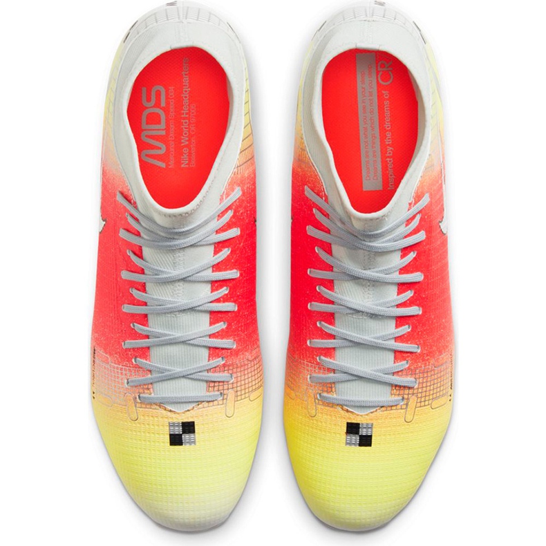 Pantofi de fotbal Nike Mercurial Superfly 8 Academy Mds FG / MG CV0948 108 portocale 1